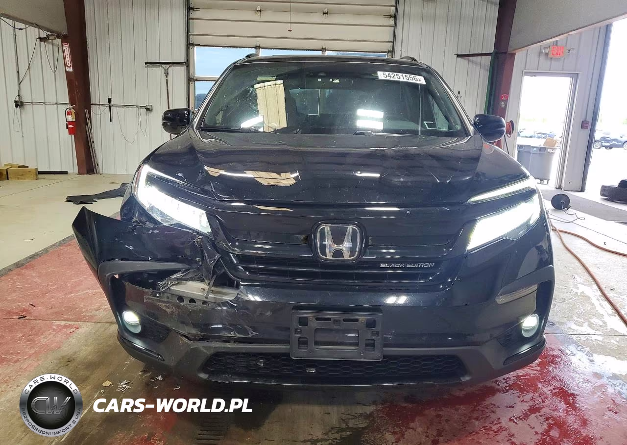 2022 Honda Pilot Black VIN:5FNYF6H72NB006929 - 5