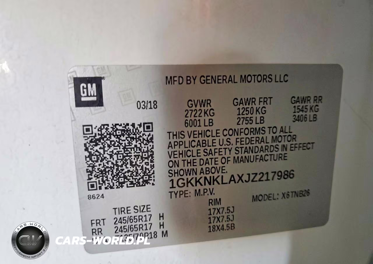 2018 GMC Acadia Sle VIN:1GKKNKLAXJZ217986 - 13