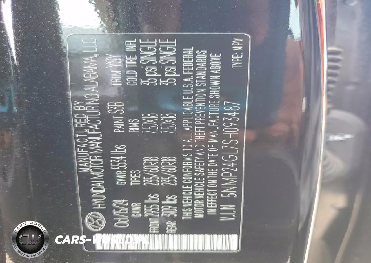 2025 Hyundai Santa Fe Sel VIN:5NMP24GL7SH093487 - 13