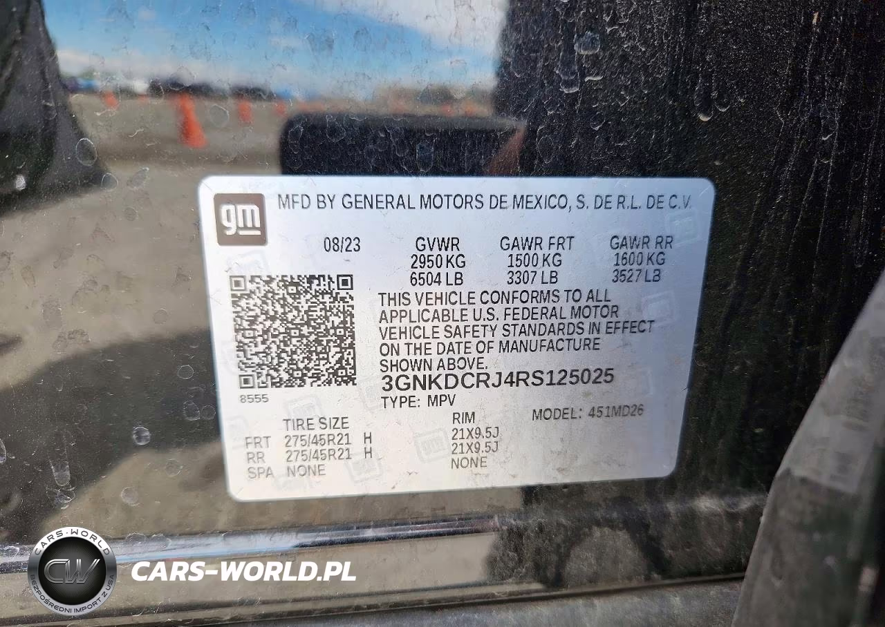 2024 Chevrolet Blazer Rs VIN:3GNKDCRJ4RS125025 - 13