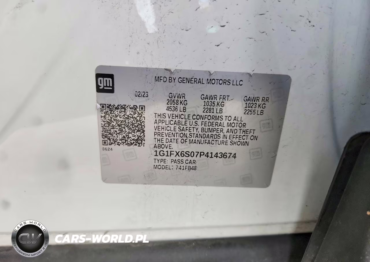 2023 Chevrolet Bolt Ev 2Lt VIN:1G1FX6S07P4143674 - 12