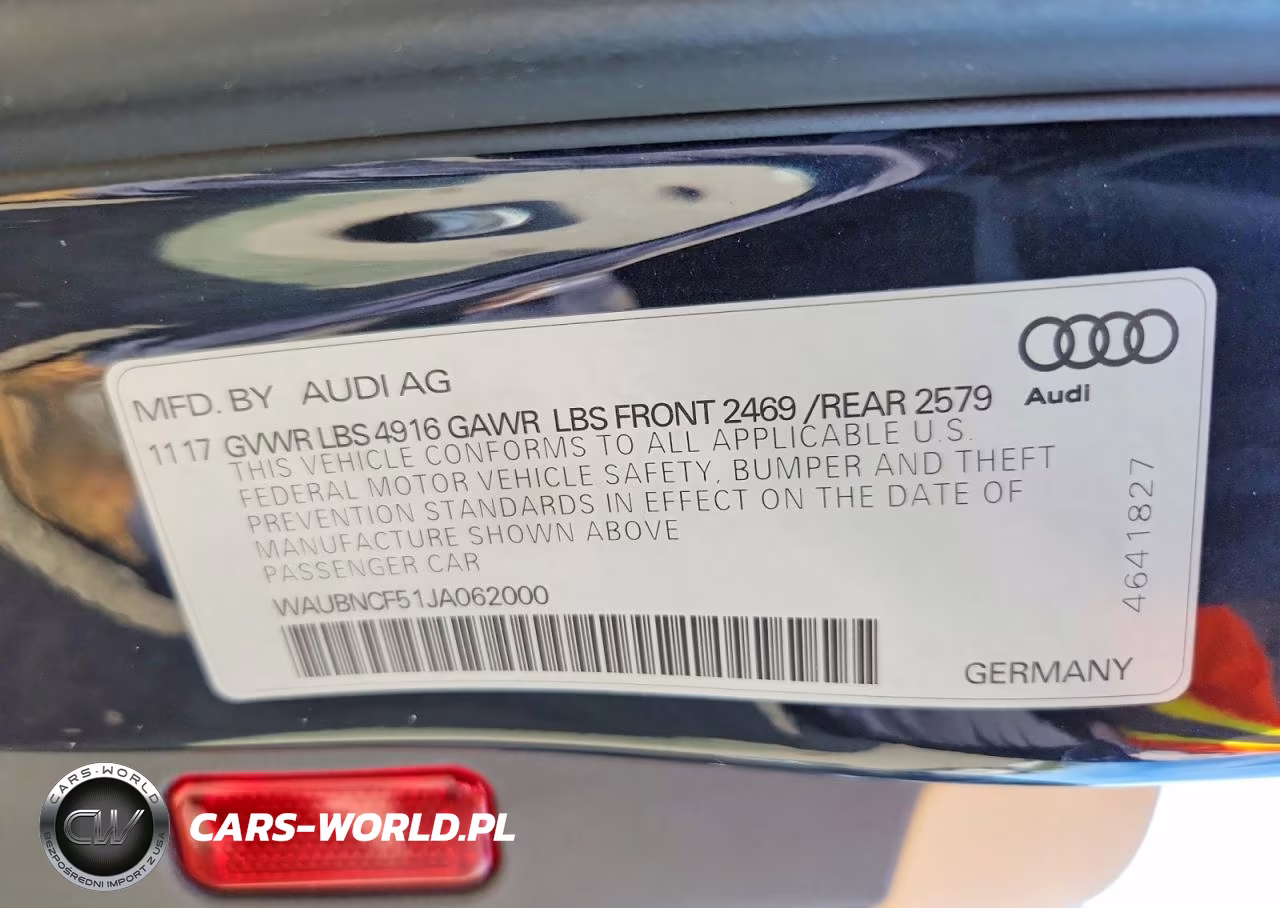 2018 Audi A5 Premium Plus VIN:WAUBNCF51JA062000 - 11