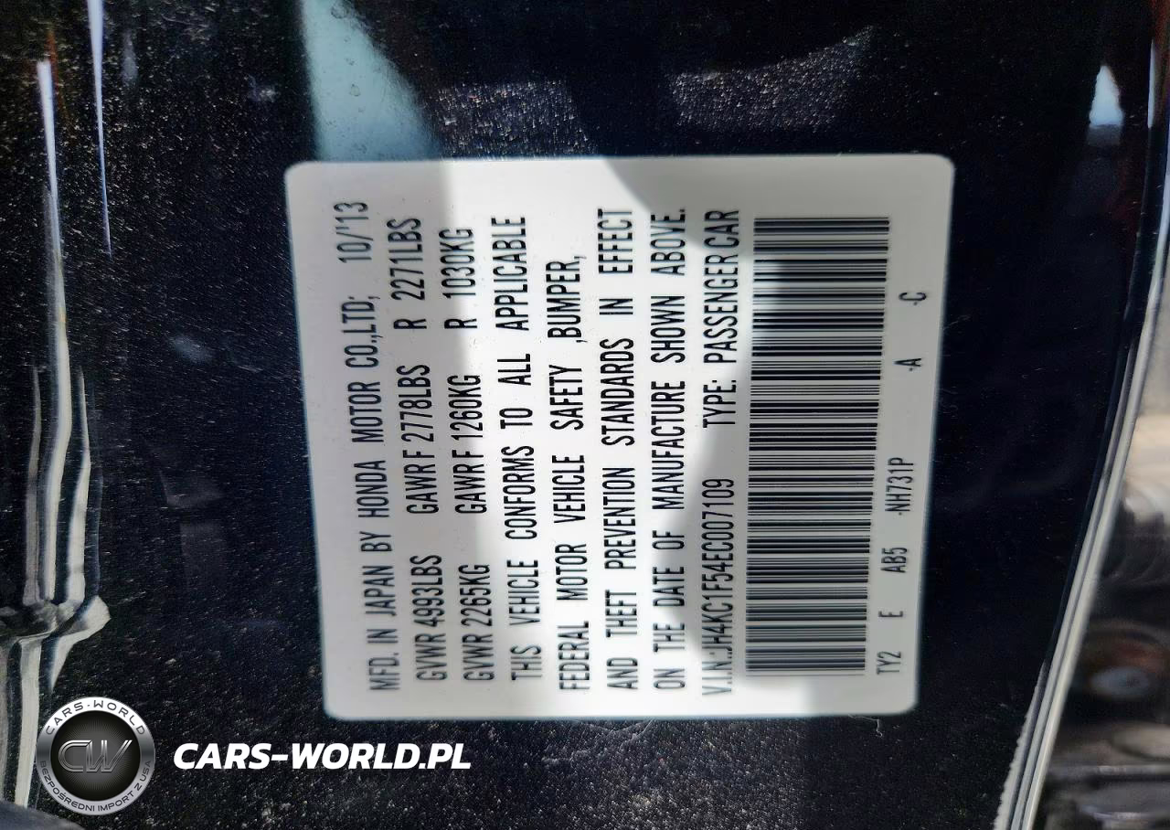 2014 Acura Rlx Tech VIN:JH4KC1F54EC007109 - 13