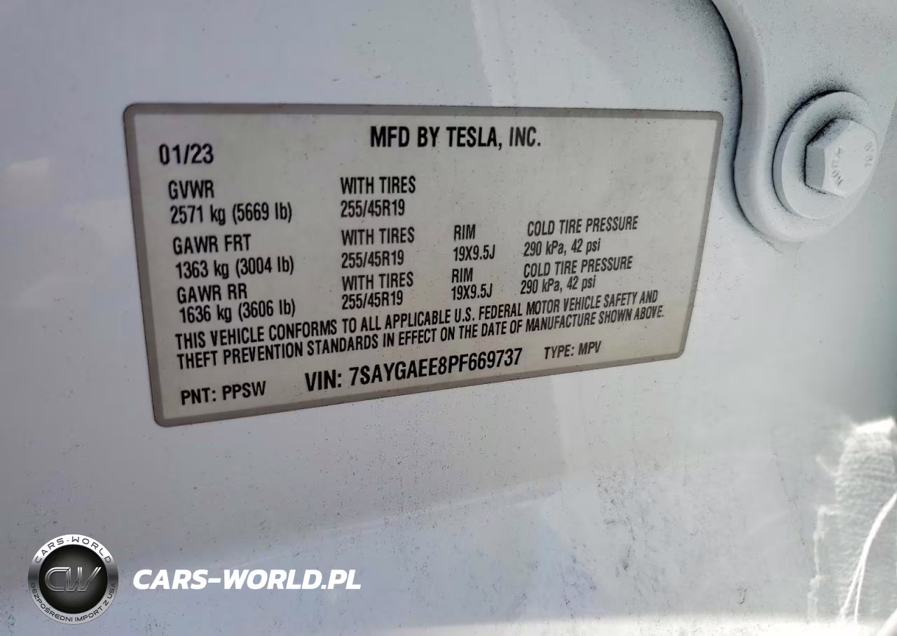 2023 Tesla Model Y VIN:7SAYGAEE8PF669737 - 12
