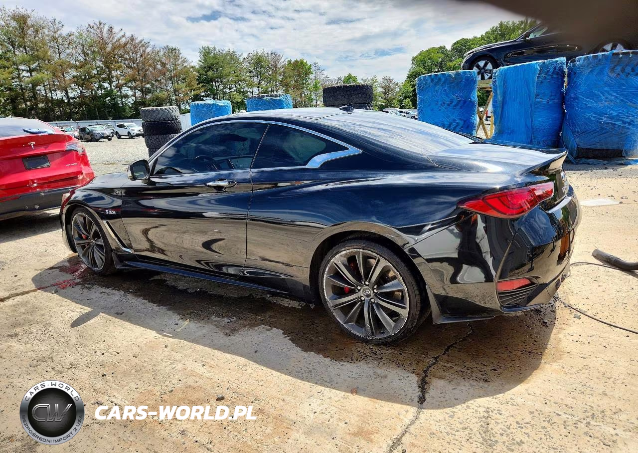 2019 Infiniti Q60 Red Sport 400 VIN:JN1FV7EK3KM360456 - 2