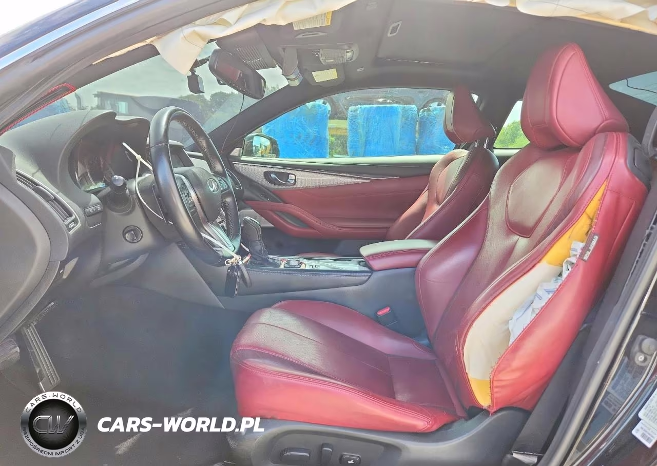 2019 Infiniti Q60 Red Sport 400 VIN:JN1FV7EK3KM360456 - 7