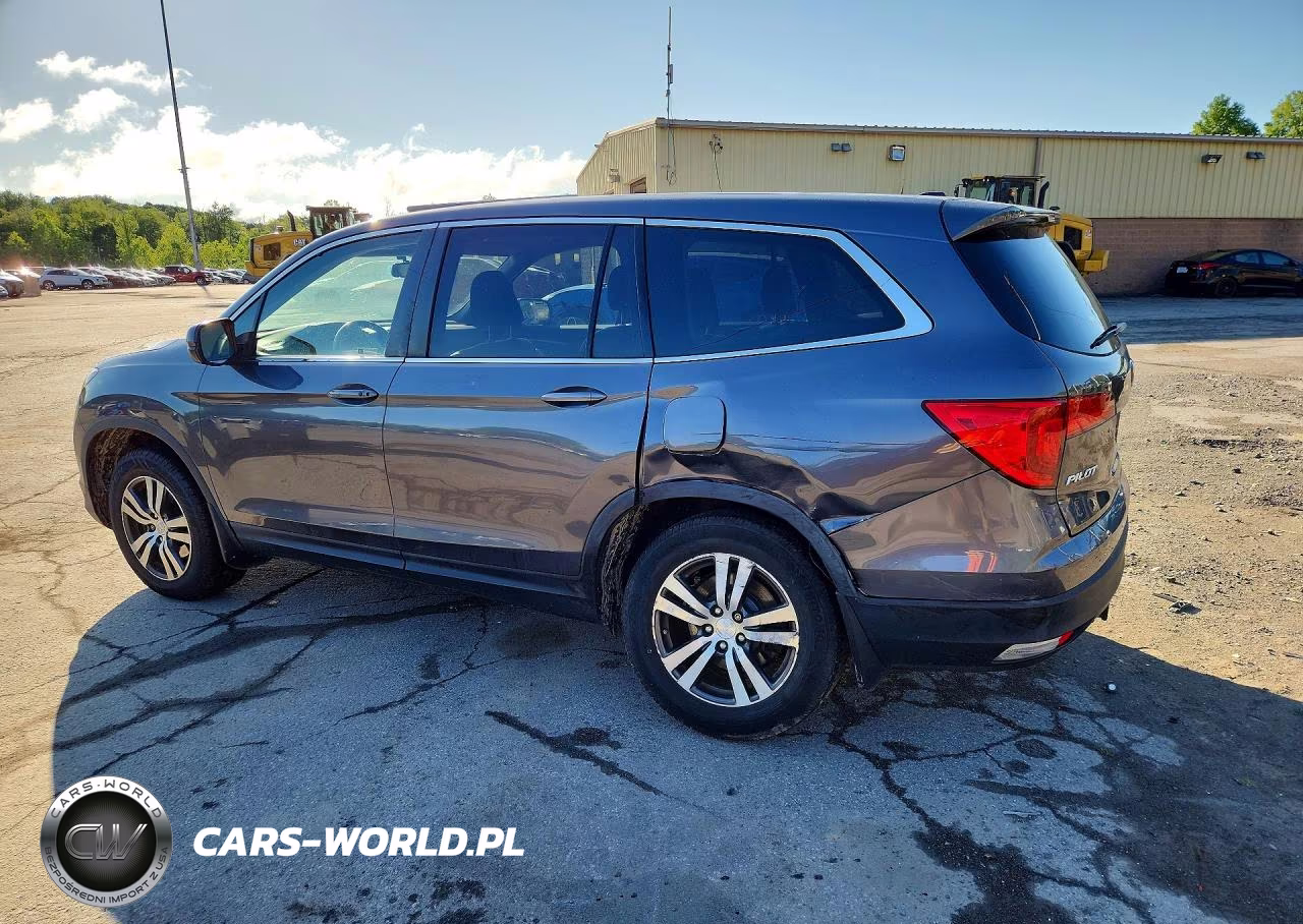 2017 Honda Pilot Exl VIN:5FNYF6H57HB038116 - 2