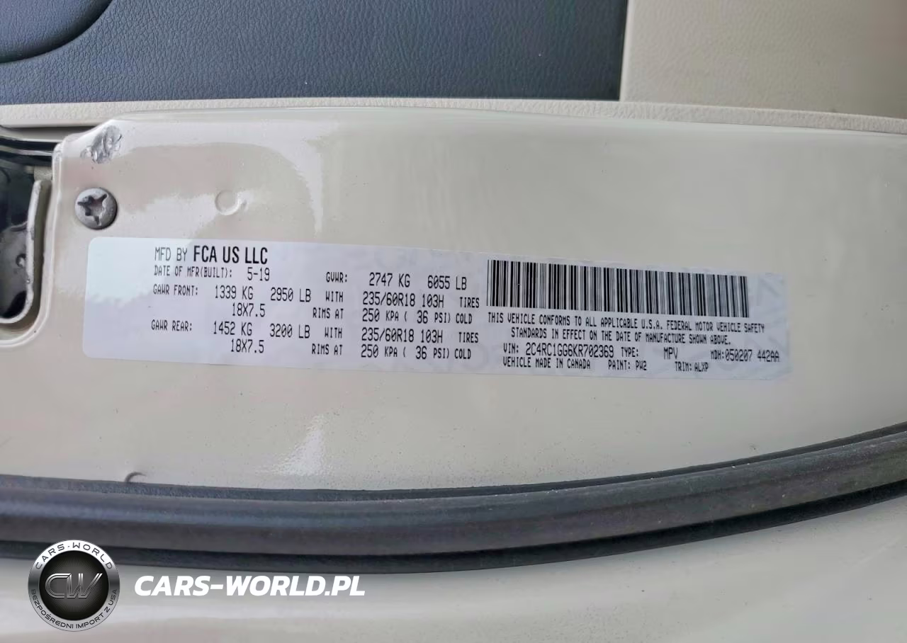 2019 Chrysler Pacifica Limited VIN:2C4RC1GG6KR702369 - 13