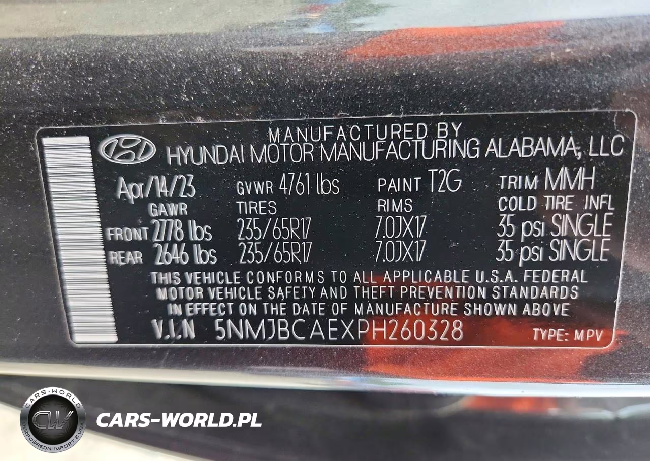 2023 Hyundai Tucson Sel VIN:5NMJBCAEXPH260328 - 13