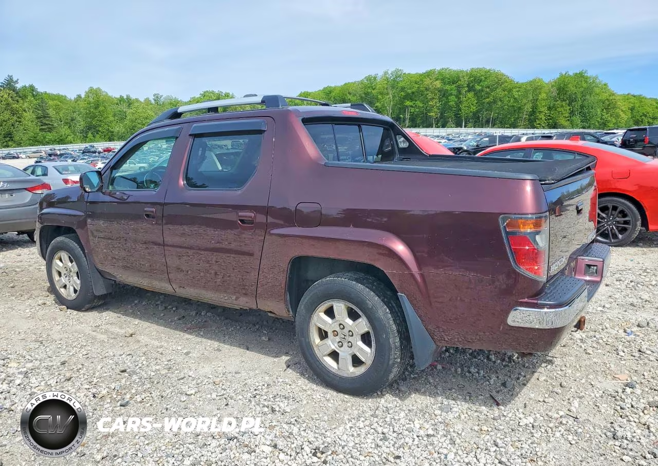 2008 Honda Ridgeline Rts VIN:2HJYK16438H536182 - 2