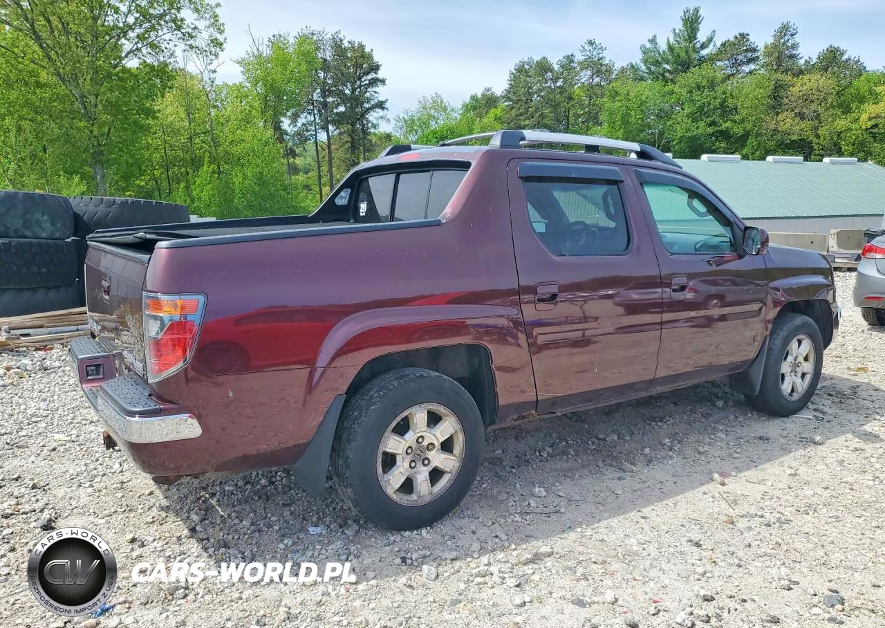 2008 Honda Ridgeline Rts VIN:2HJYK16438H536182 - 3
