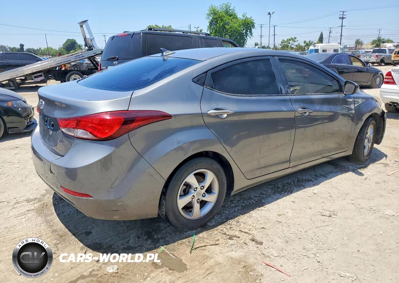 2014 Hyundai Elantra Se VIN:5NPDH4AE4EH510440 - 3
