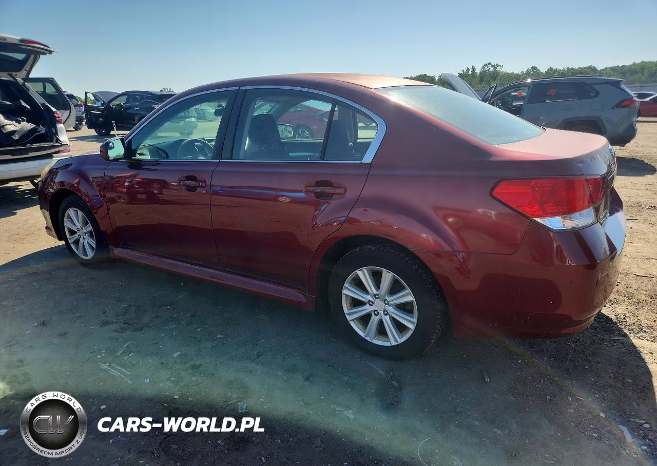 2010 Subaru Legacy 2.5I Premium VIN:4S3BMCC61A3222299 - 2