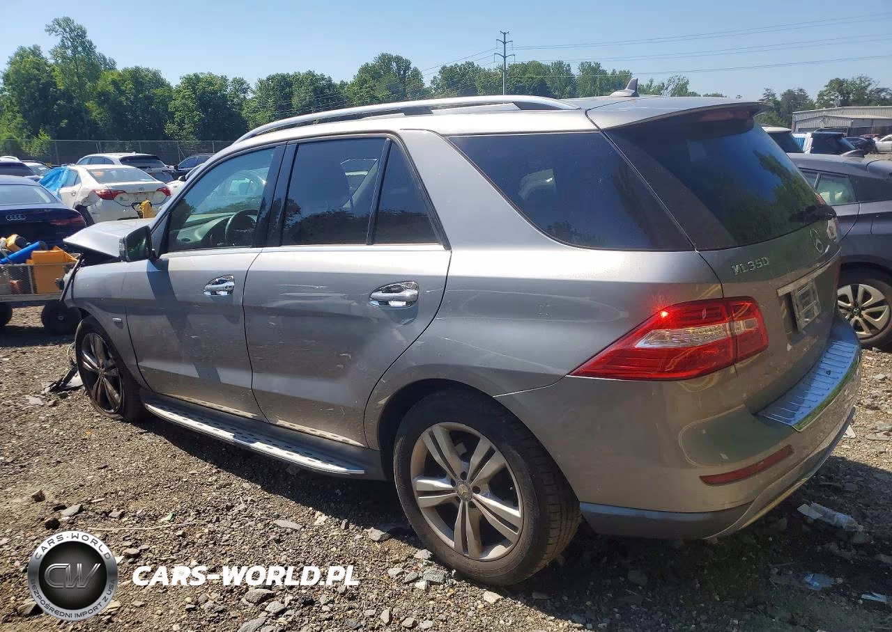 2012 Mercedes-Benz Ml 350 Bluetec VIN:4JGDA2EB8CA079223 - 2