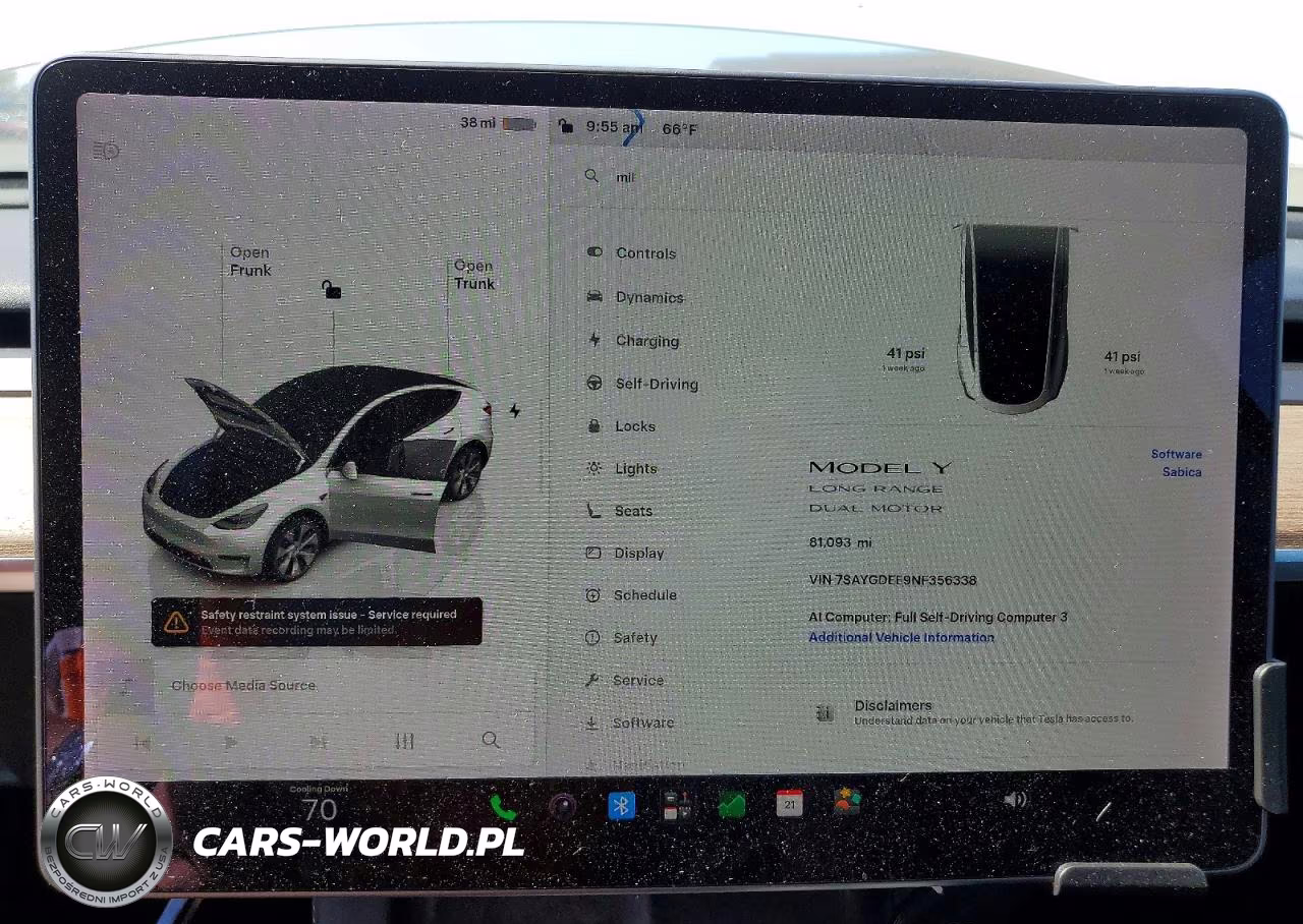 2022 Tesla Model Y VIN:7SAYGDEE9NF356338 - 9