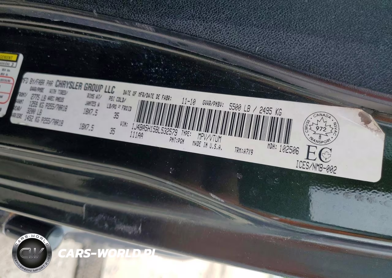 2011 Jeep Wrangler Unlimited Sahara VIN:1J4BA5H15BL532579 - 13