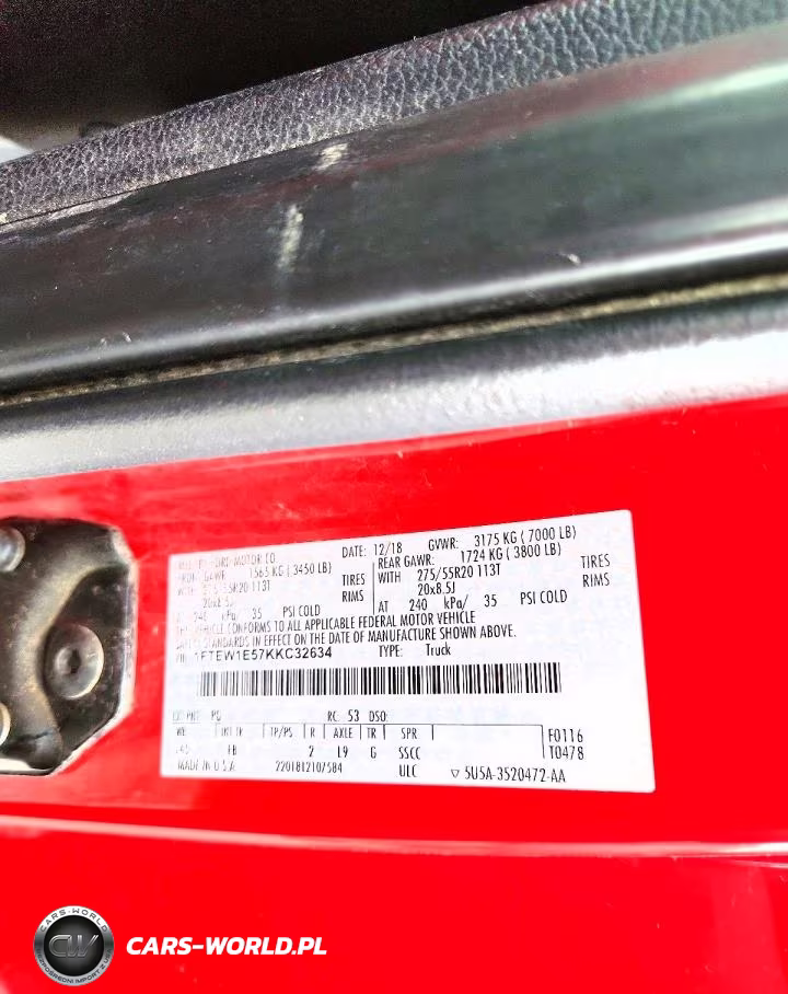 2019 Ford F150 Supercrew VIN:1FTEW1E57KKC32634 - 12