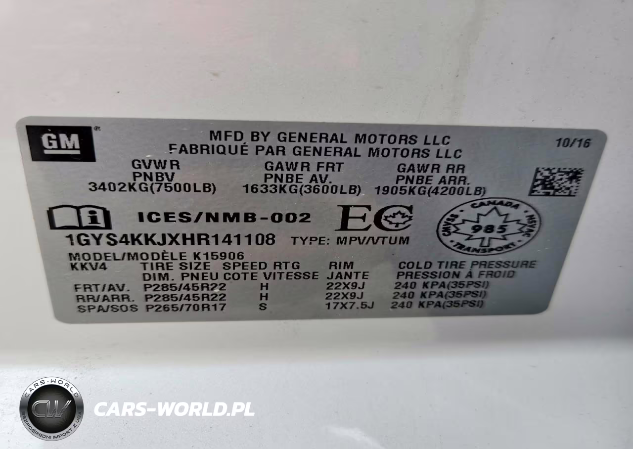 2017 Cadillac Escalade Esv Platinum VIN:1GYS4KKJXHR141108 - 13