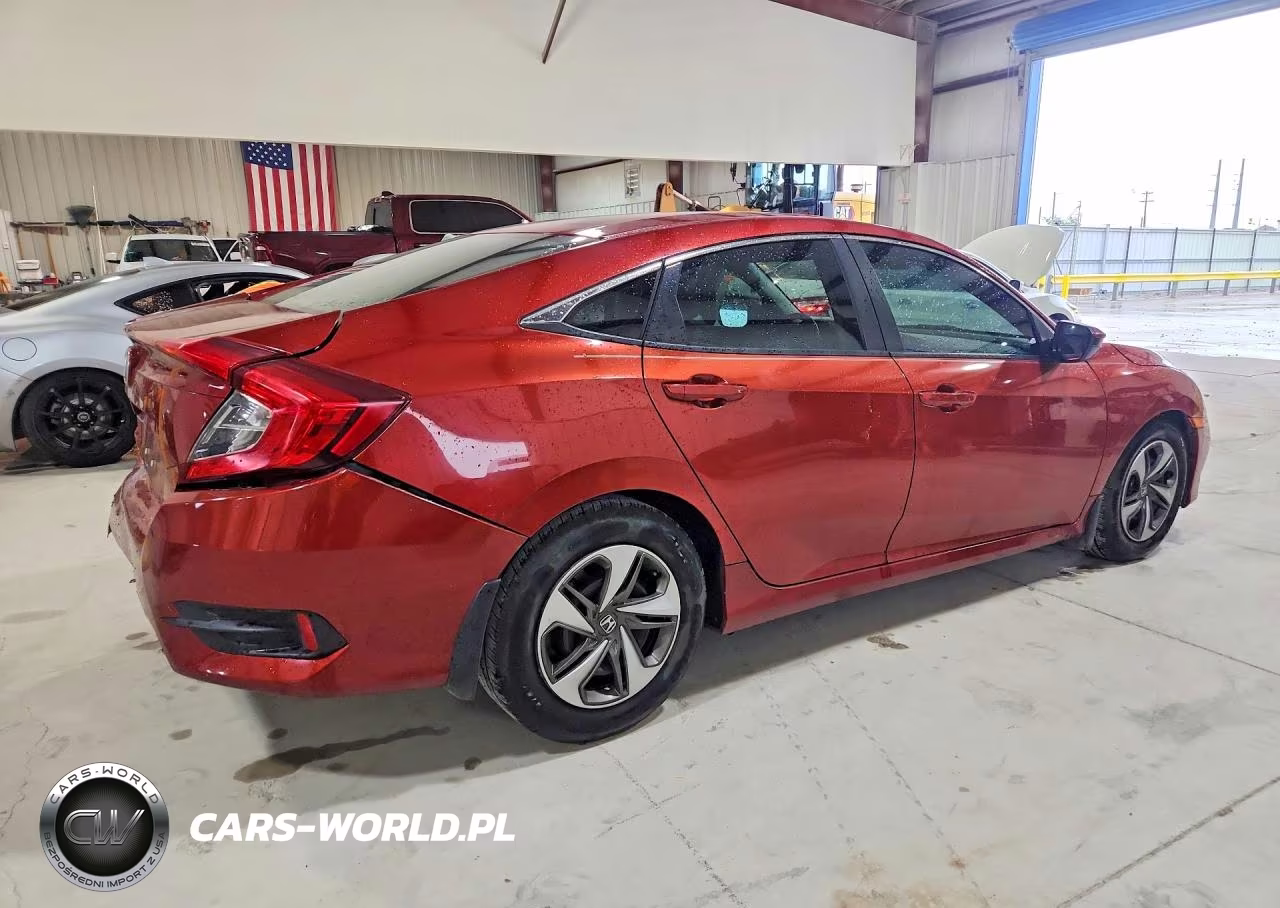 2019 Honda Civic Lx VIN:19XFC2F61KE013570 - 3