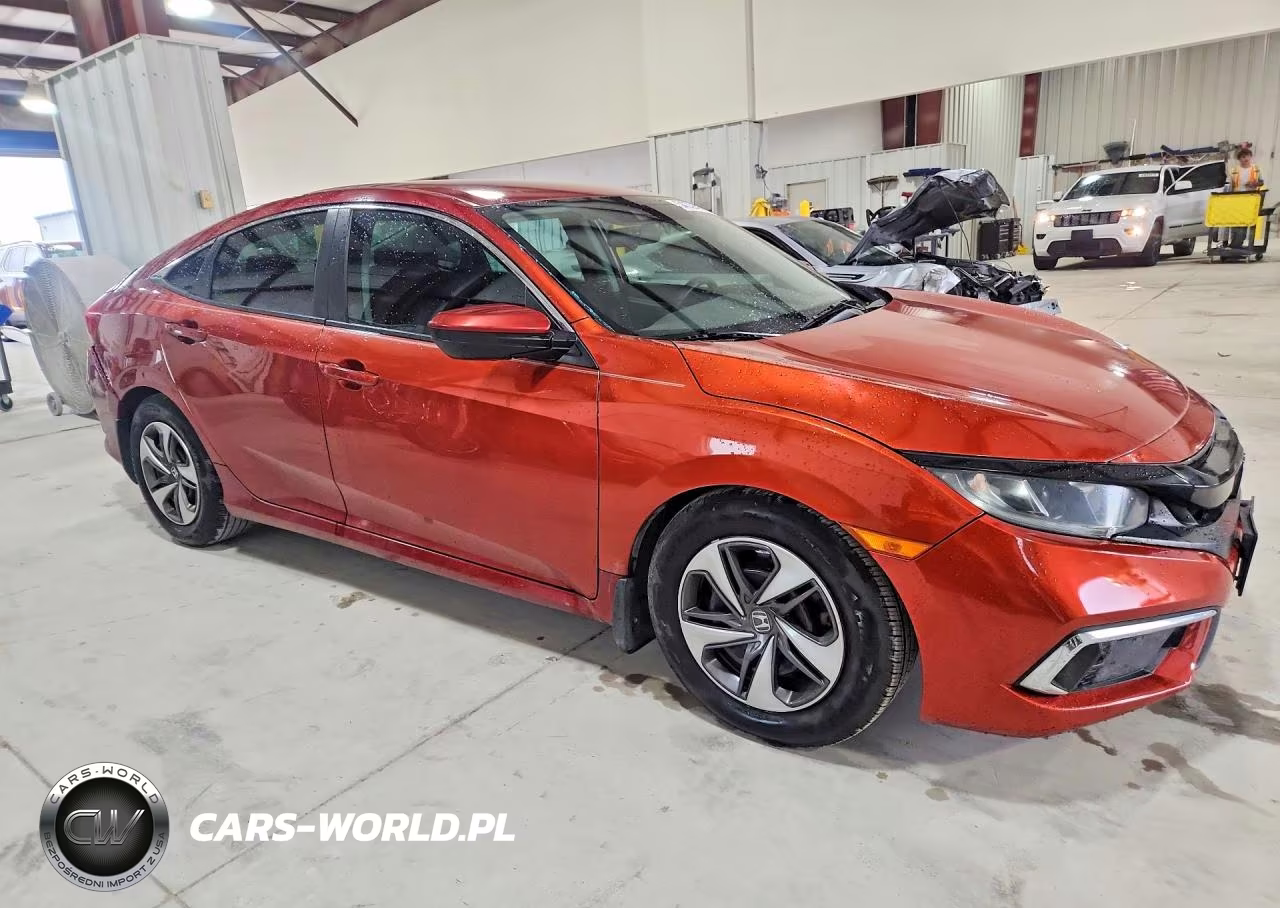 2019 Honda Civic Lx VIN:19XFC2F61KE013570 - 4