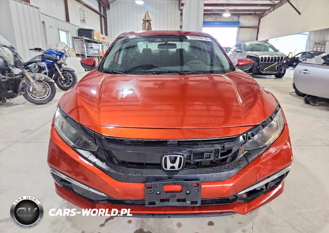 2019 Honda Civic Lx VIN:19XFC2F61KE013570 - 5