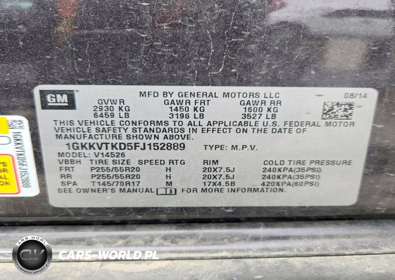 2015 GMC Acadia Denali VIN:1GKKVTKD5FJ152889 - 13