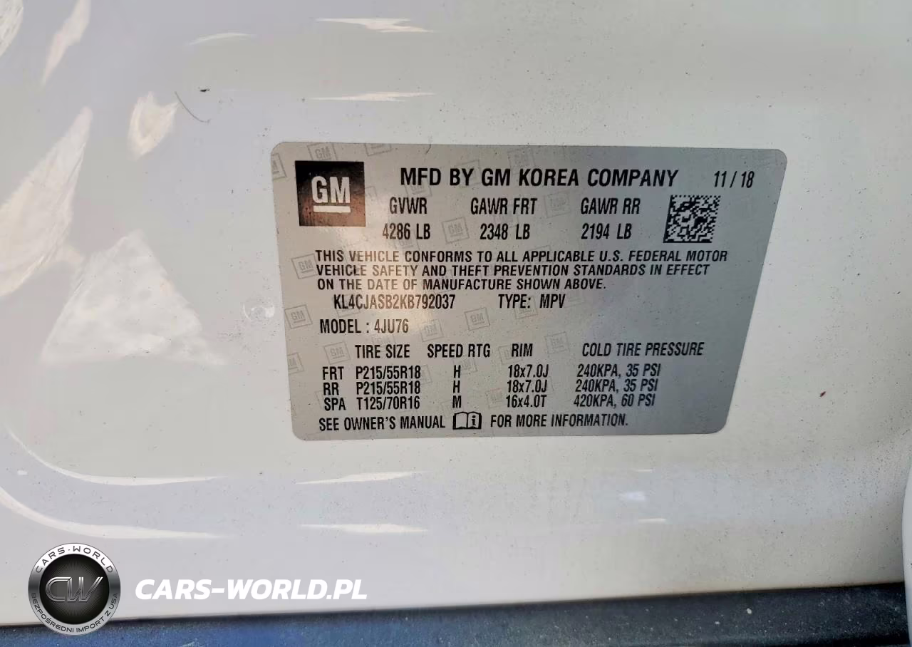 2019 Buick Encore Preferred VIN:KL4CJASB2KB792037 - 13