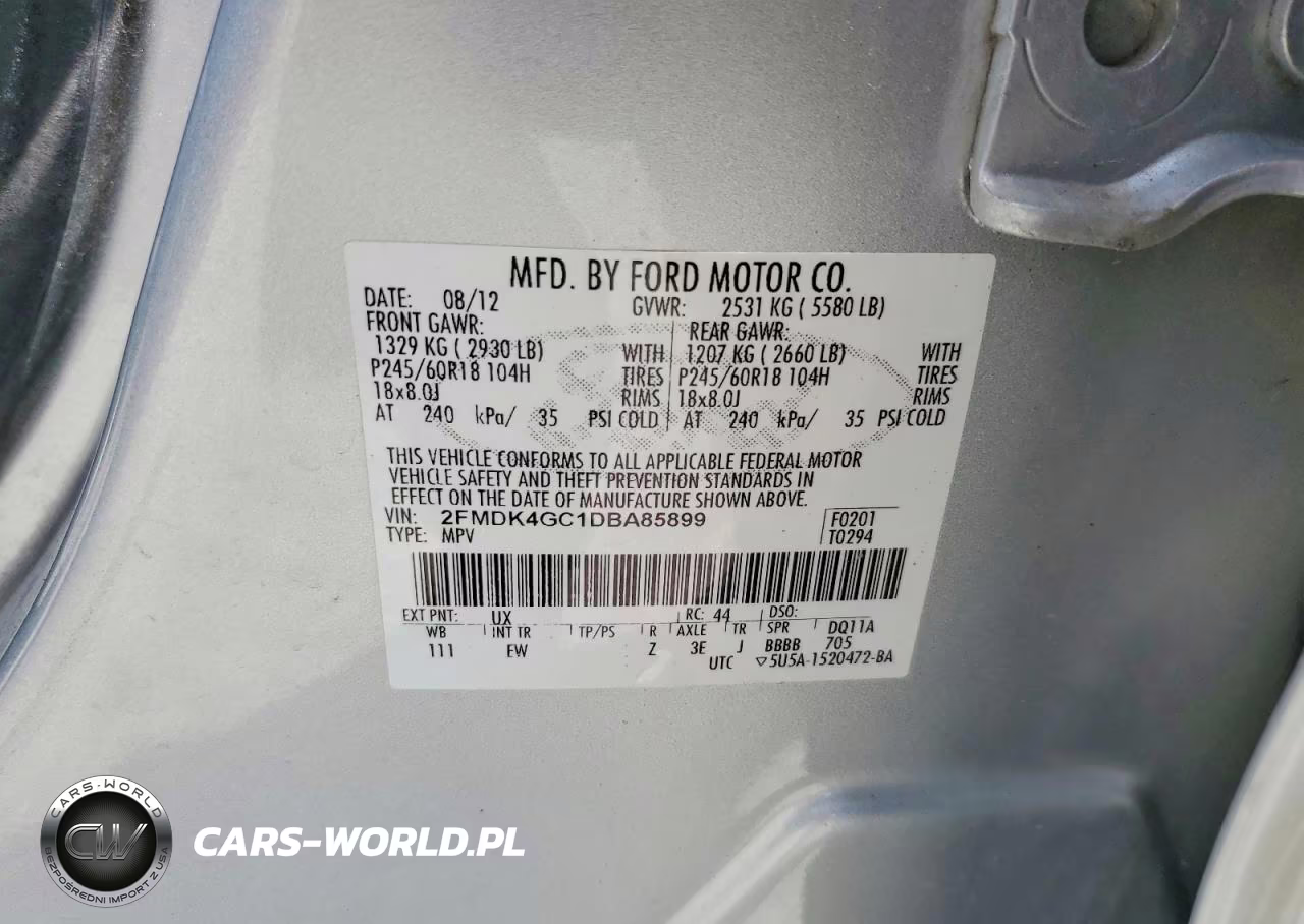 2013 Ford Edge Se VIN:2FMDK4GC1DBA85899 - 13