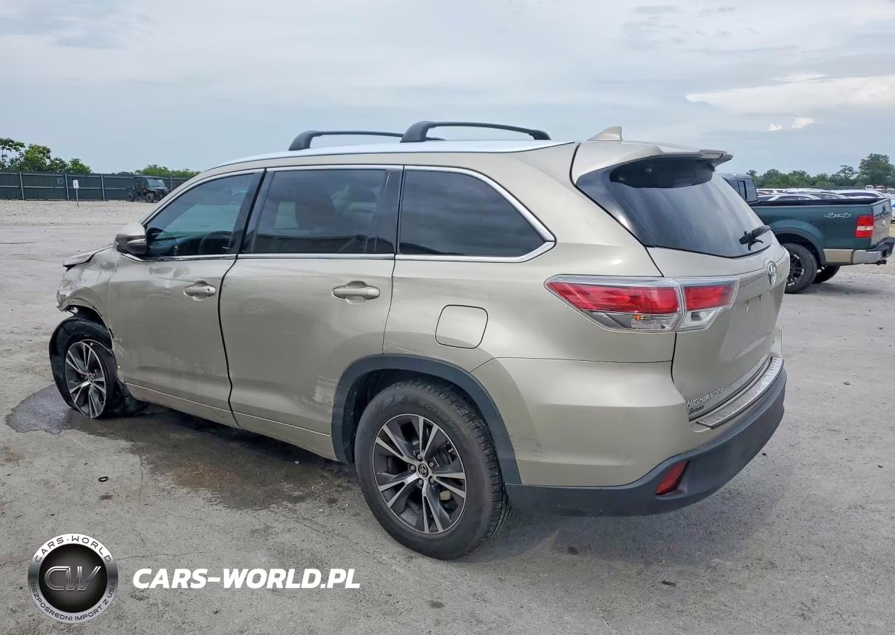 2016 Toyota Highlander Xle VIN:5TDKKRFH0GS143350 - 2