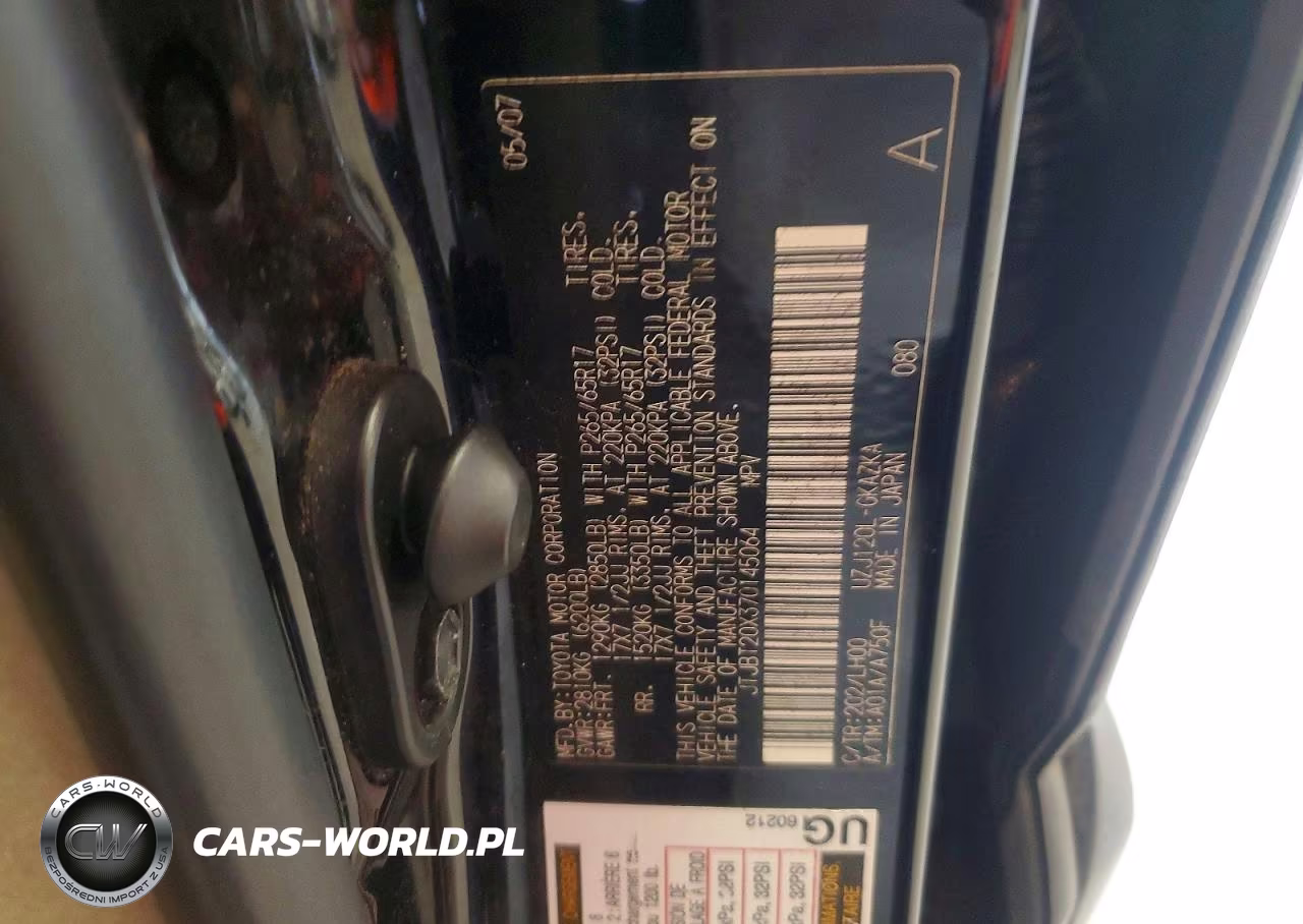 2007 Lexus Gx 470 VIN:JTJBT20X370145064 - 13