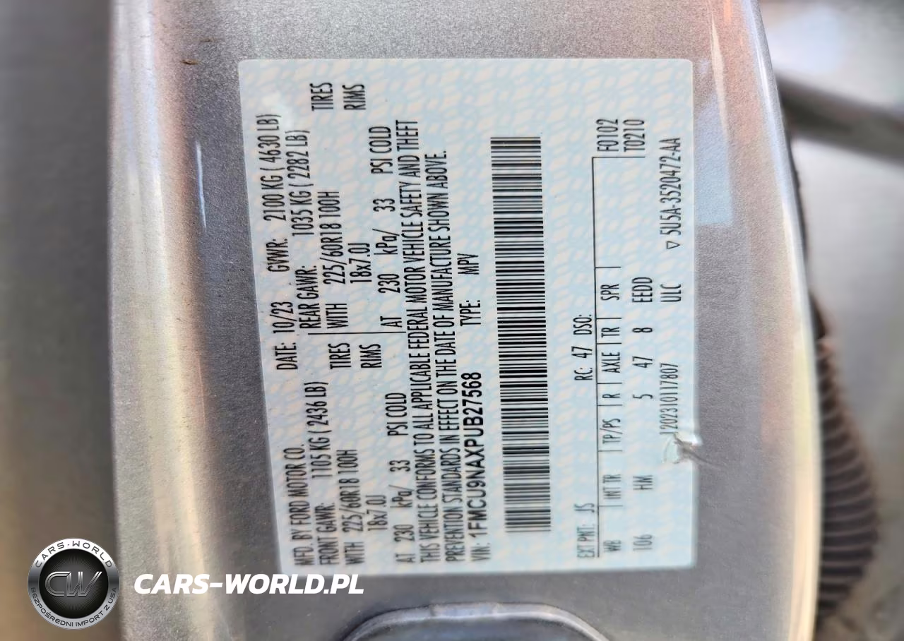 2023 Ford Escape St Line Select VIN:1FMCU9NAXPUB27568 - 13