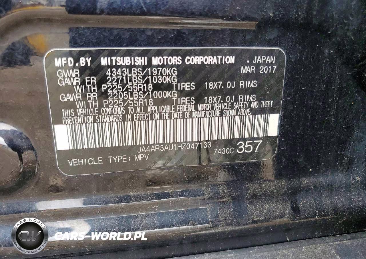 2017 Mitsubishi Outlander Sport Es VIN:JA4AR3AU1HZ047133 - 13
