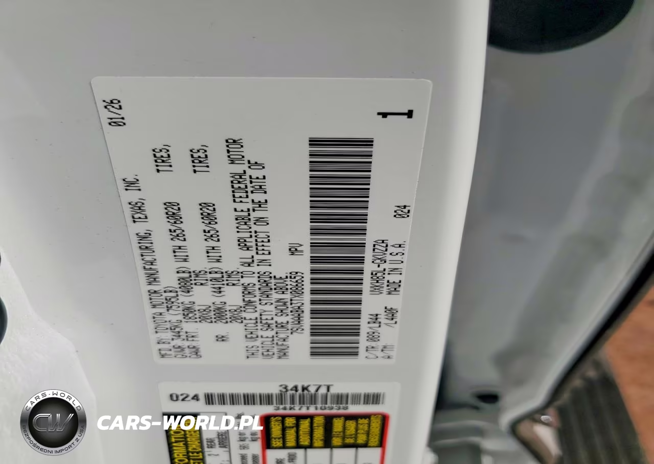 2026 Toyota Sequoia 1794 Edition VIN:7SVAAABA3TX086659 - 12