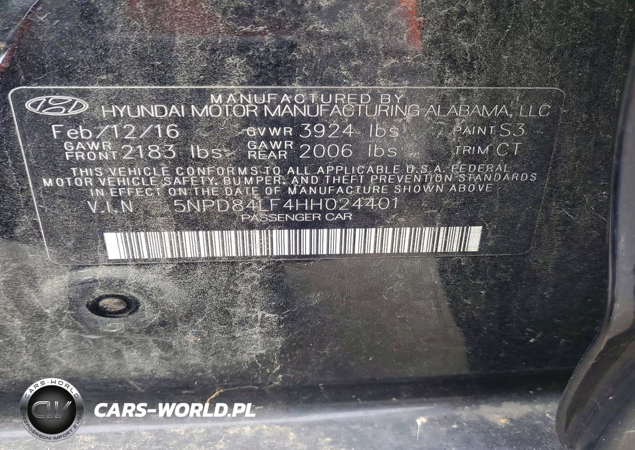 2017 Hyundai Elantra Limited VIN:5NPD84LF4HH024401 - 12
