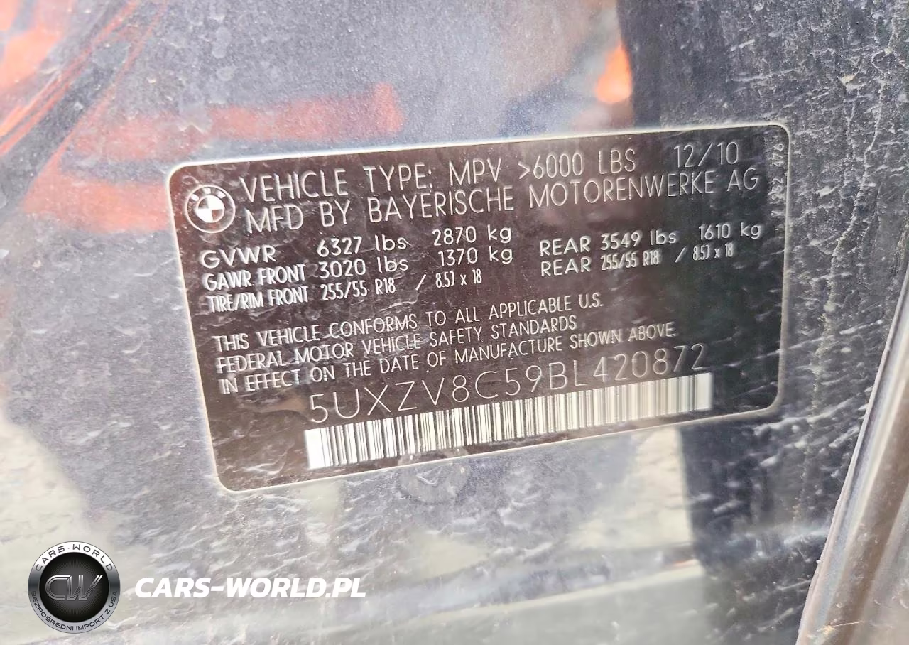 2011 BMW X5 xDrive50I VIN:5UXZV8C59BL420872 - 13