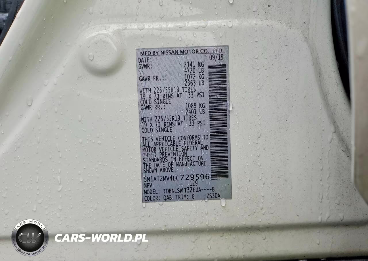 2020 Nissan Rogue VIN:5N1AT2MV4LC729596 - 13
