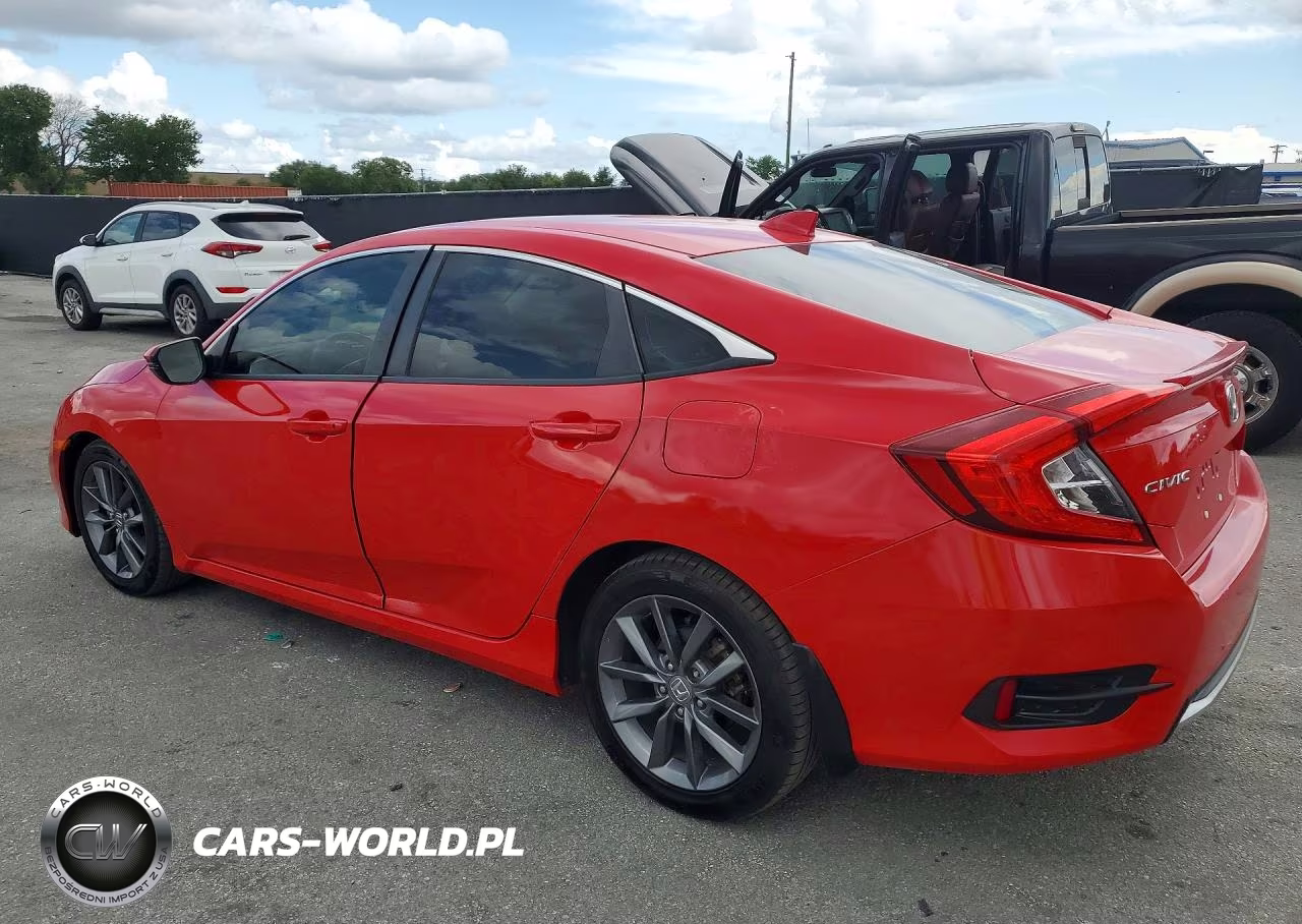 2019 Honda Civic Ex VIN:JHMFC1F39KX001844 - 2