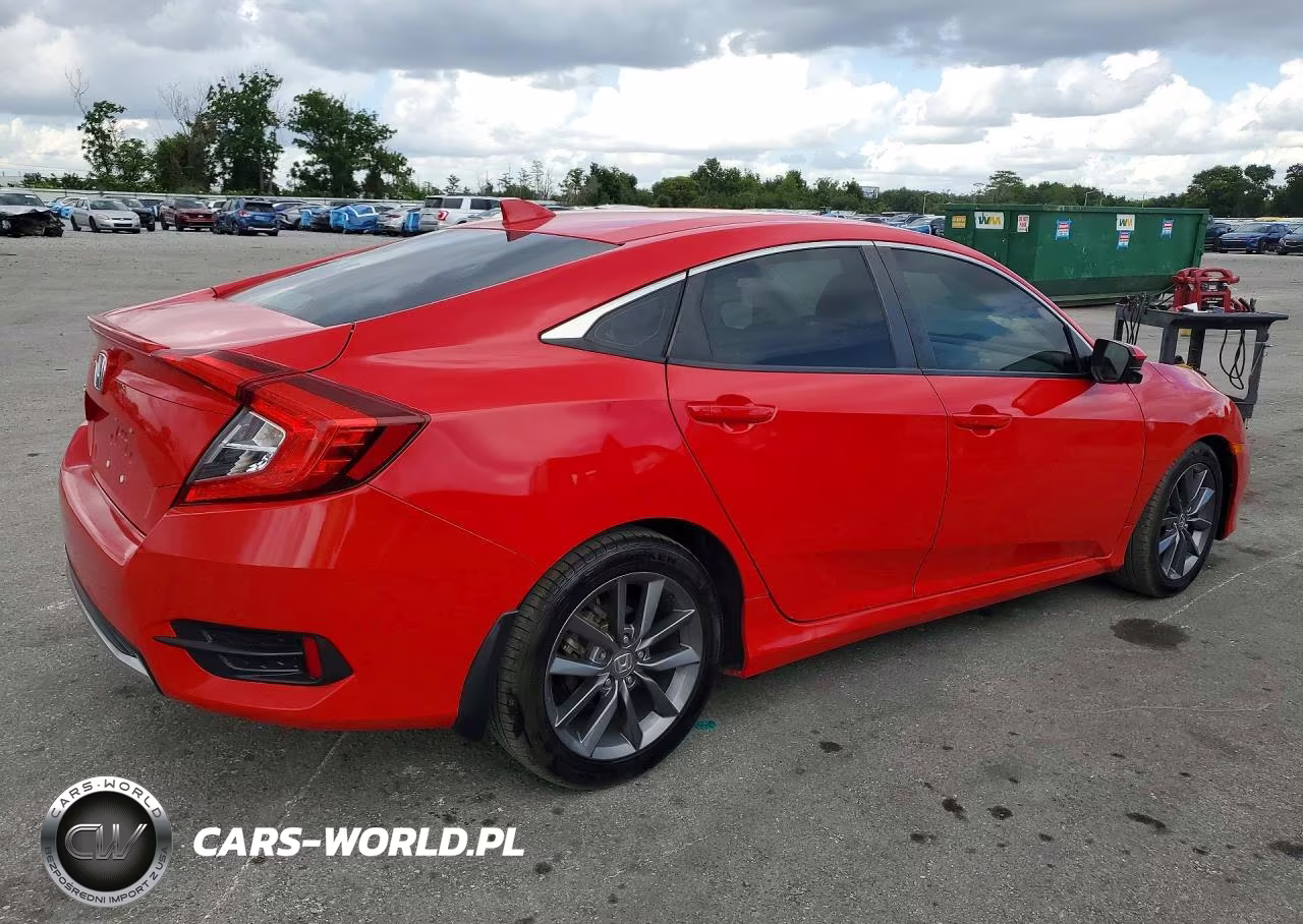2019 Honda Civic Ex VIN:JHMFC1F39KX001844 - 3