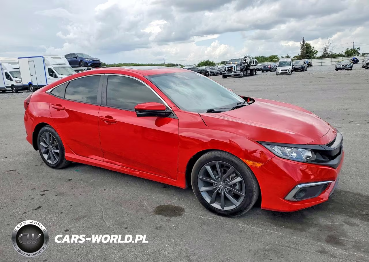 2019 Honda Civic Ex VIN:JHMFC1F39KX001844 - 4