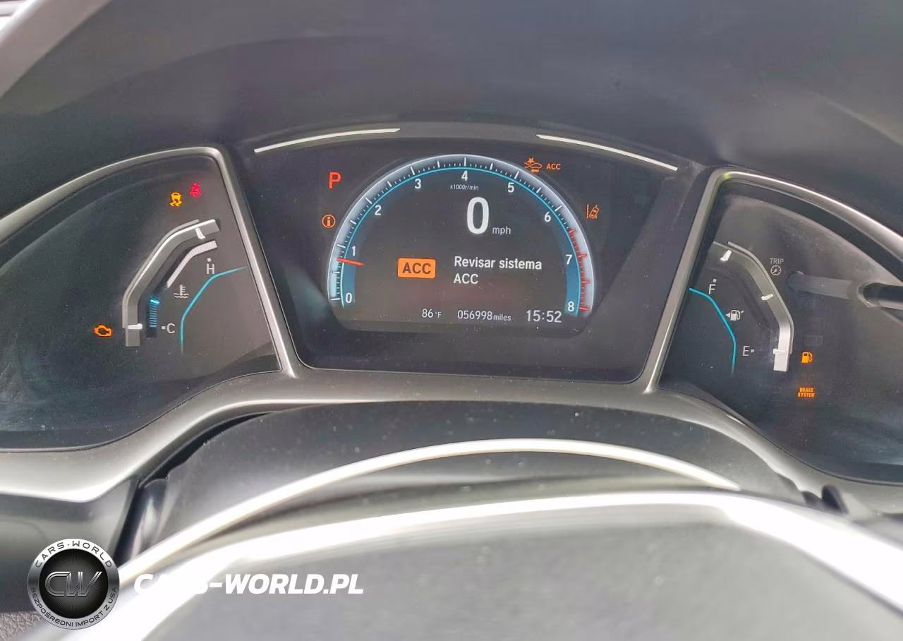 2019 Honda Civic Ex VIN:JHMFC1F39KX001844 - 9