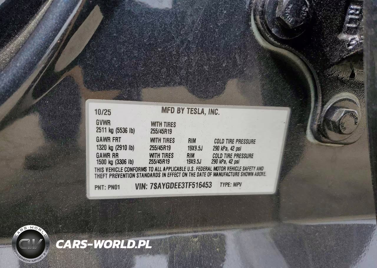 2026 Tesla Model Y VIN:7SAYGDEE3TF516453 - 13