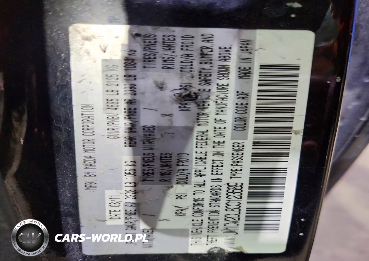 2012 Mazda 5 VIN:JM1CW2CL8C0123689 - 13