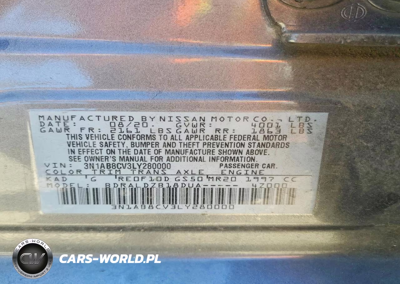 2020 Nissan Sentra Sv VIN:3N1AB8CV3LY280000 - 12
