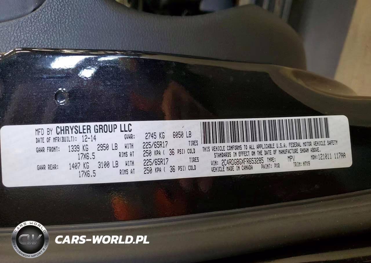 2015 Dodge Grand Caravan Se VIN:2C4RDGBGXFR653285 - 13