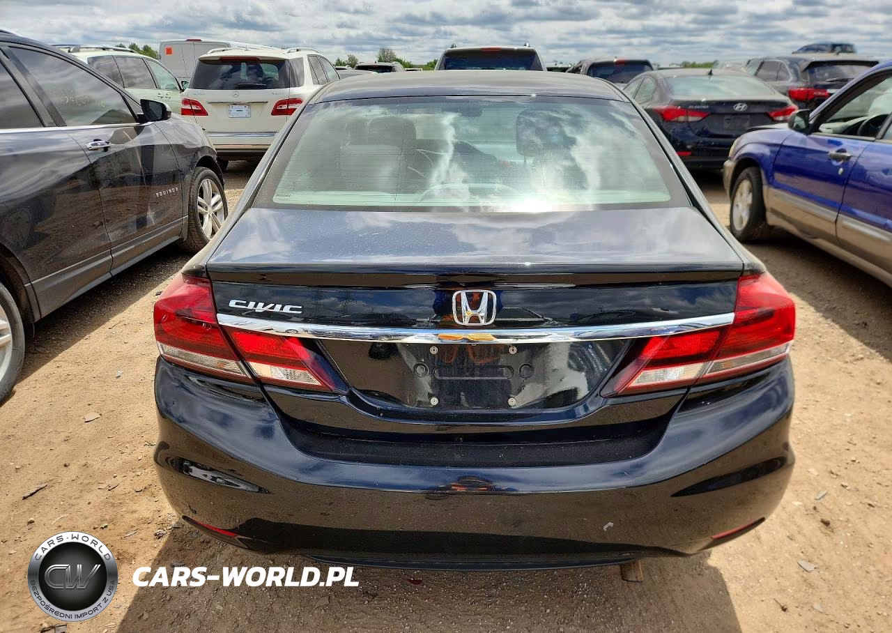 2013 Honda Civic Lx VIN:19XFB2F50DE000418 - 6