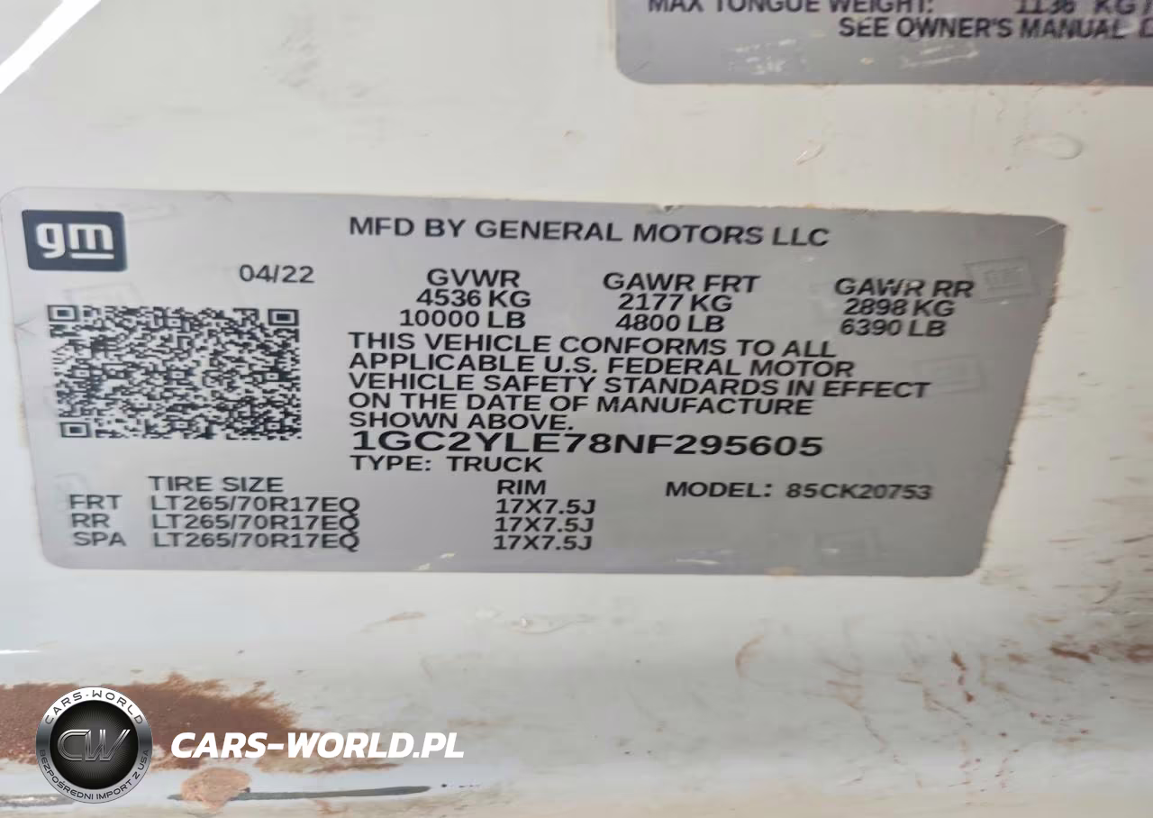 2022 Chevrolet Silverado K2500 Heavy Duty VIN:1GC2YLE78NF295605 - 12