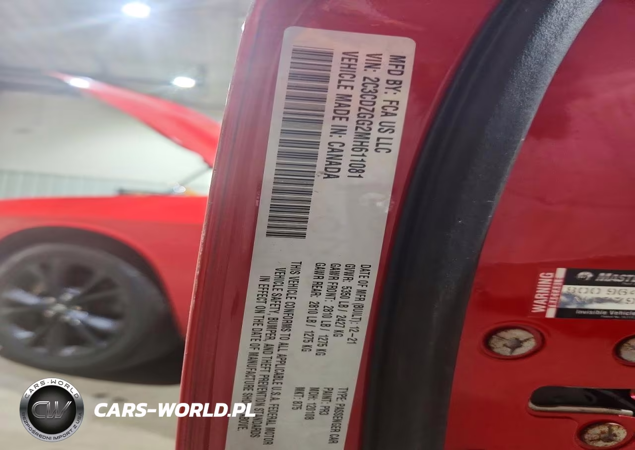 2021 Dodge Challenger Sxt VIN:2C3CDZGG2MH611081 - 12
