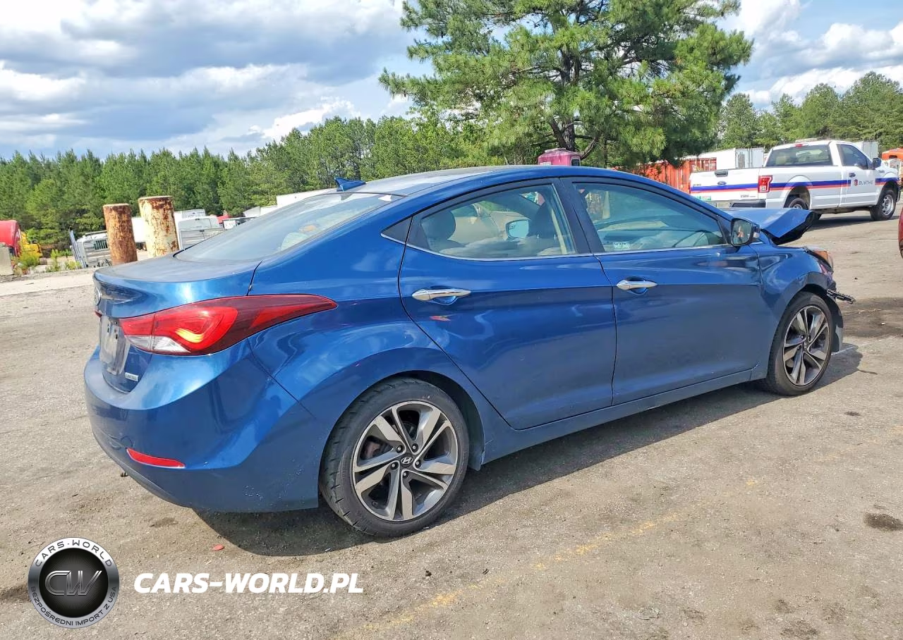 2014 Hyundai Elantra Limited VIN:KMHDH4AE6EU042549 - 3