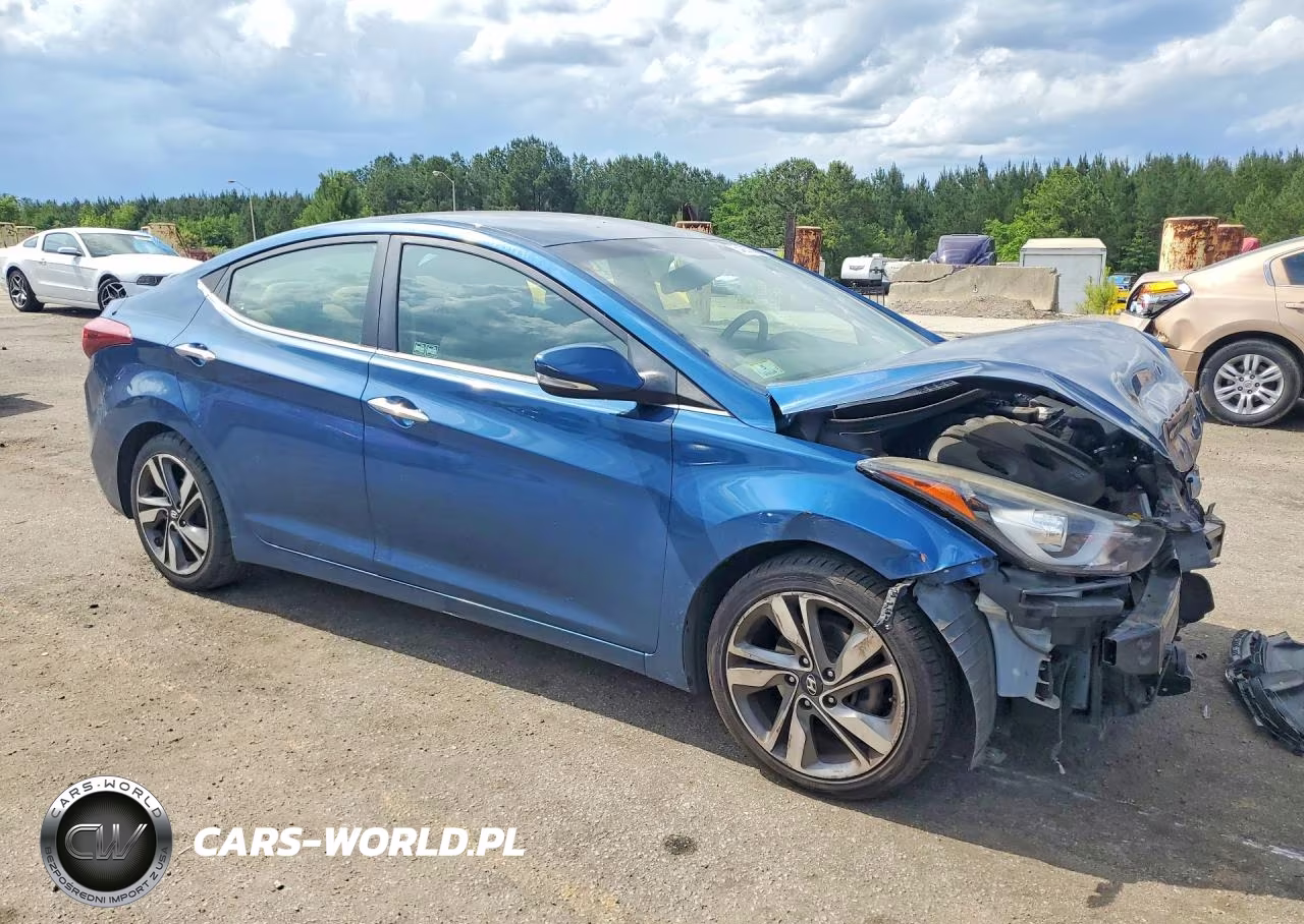 2014 Hyundai Elantra Limited VIN:KMHDH4AE6EU042549 - 4