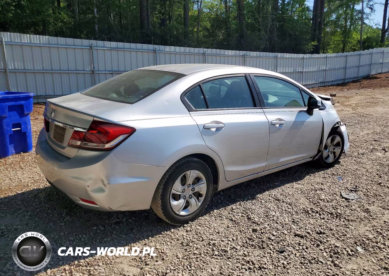 2013 Honda Civic Lx VIN:2HGFB2F5XDH563742 - 3